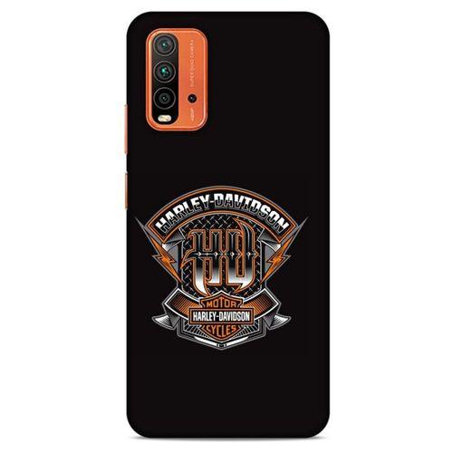 Xiaomi Redmi Note 9 4g Uyumlu Kılıf Motorsiklet (39) Liquid Crystal Kılıf Harley Davidson