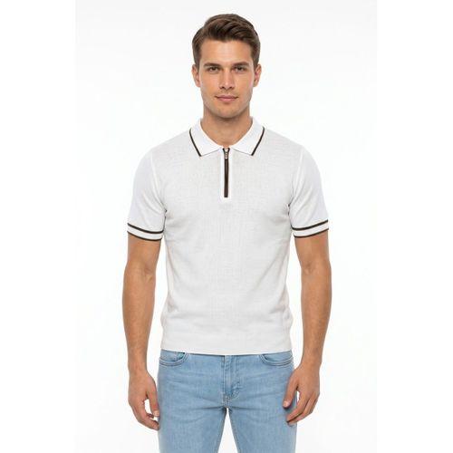 Erkek Polo Yaka Kısa Kollu Triko Tişört Regular Kalıp BGL-ST05557