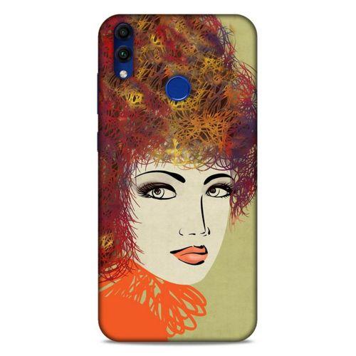 Lopard Huawei Honor 8C Uyumlu Kılıf Sürreal Yüzler ♀ (32) Soft Silikon Kılıf Desenli