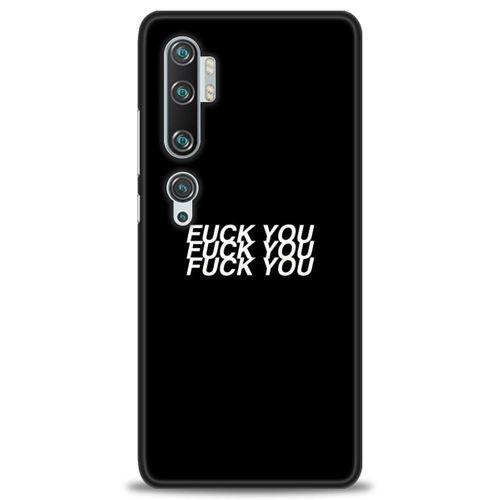 Xiaomi Mi Note 10 Kılıf HD Baskılı Kılıf - You You You + Tam Ekran Koruyucu