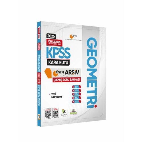 2026 KPSS Önlisans Kara Kutu TEK KİTAP Matematik ve Geometri ÖSYM Çıkmış Soru Bankası 2li SET Özetli