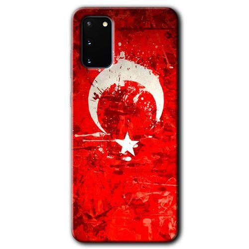 Samsung Galaxy S20 HD Baskılı Kılıf + 9D Tam Ekran Koruyucu - Albayrak 2