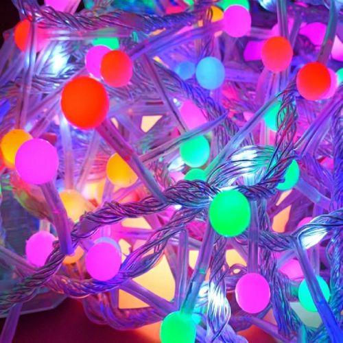 5 METRE VIP PROFESYONEL RENKLİ TOP LED IŞIK PATLAYAN BEYAZ FLAŞLI TOP IŞIK 250 LED LAMBA SU GEÇİRMEZ