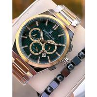 Daniel Klein Erkek Kol Saati 30 Metre Suya Dayanıklı Çelik Kordon + Bileklik Hediyeli VS.BLKT.0662