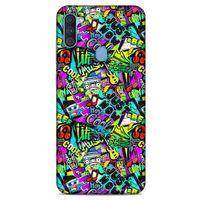 Graffitix (9) Desenli Silikon Kapak Samsung Galaxy A11 Kılıf