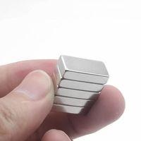 1 Adet 20x10x5 Mm Neodyum Magnet N35 Güçlü Mıknatıs Köşeli Ve Dayanıklı Nikel Kaplama