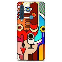 Lopard Samsung Galaxy A9 2018 Uyumlu Kılıf Soyut Sanat (8) Desenli Baskılı Kılıf