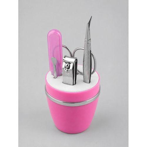 Taşınabilir Manikür Seti Pembe Tırnak Bakım Ve Kişisel Bakım Kiti