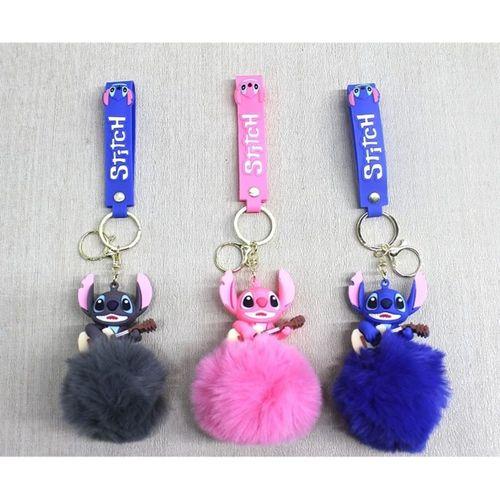 Ponponlu Stitch Anahtarlık Alk4245
