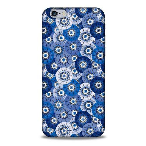 Apple Iphone 6 Uyumlu Kılıf Mavi Delisi (37) Silicone Cover Daireler