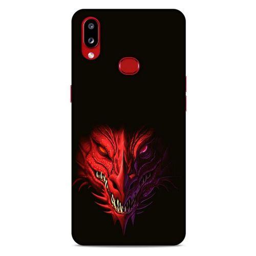 Samsung Galaxy A10s Kılıf Dragons (16) Kalın Kılıf Kırmızı King Ejderha