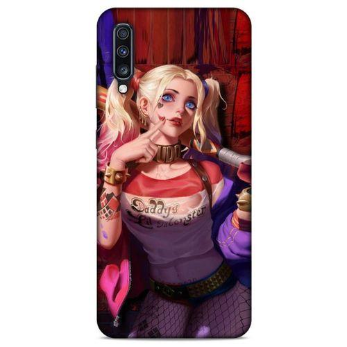 Samsung Galaxy A70s Uyumlu Kılıf Harley Quinn (21) Koruyucu Kapak Kırmızı
