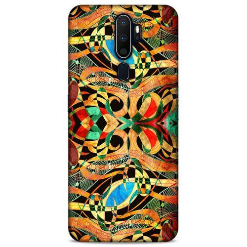 Lopard Oppo A5 2020 Uyumlu Kılıf Manipülasyon ☻ (8) Baskılı Kılıf Desenli