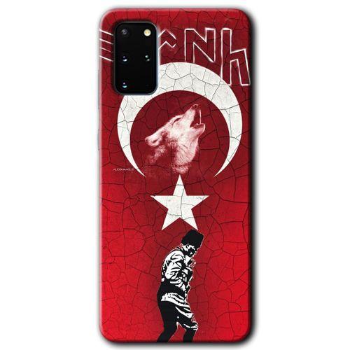 Potkal Hediye Fabrikası Samsung Galaxy S20 Plus Kılıf HD Desen Baskılı Arka Kapak - Bozkurt Atam
