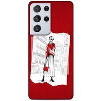 Lopard Samsung Galaxy S21 Ultra Uyumlu Kılıf Sokak Modası (65) Antişok Kılıf