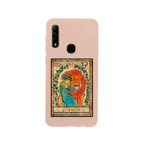 Oppo A31 Strenght Premium Silikonlu Pembe Telefon Kılıfı