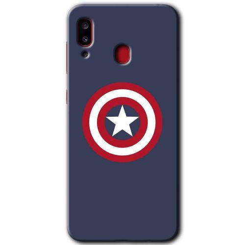 MRCİLETİSİM Samsung Galaxy A30 Kılıf Baskılı Kapak - Captain! + 5D Tam Kaplayan Cam