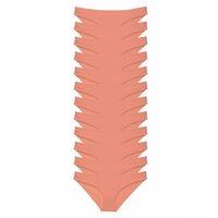 12 adet Süper Eko Set Likralı Kadın Slip Külot Pudra