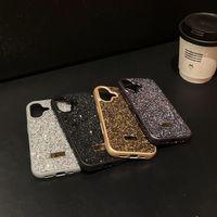 İphone 16 İle Uyumlu İnce Parlak Taşlı Premium Sw Telefon Kılıfı