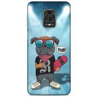 Xiaomi Redmi Note 9S Kılıf Köpek Kıyafetleri (4) Koruma Kılıfı Bulldog Fular