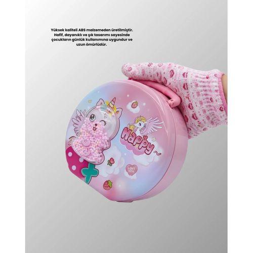 Mini Çocuk Para Kasası Güvenli Kilitli Birikim Kutusu