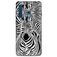 Animax Zebra Silüet Samsung Galaxy A9 2018 Kılıf Desenli Silikon