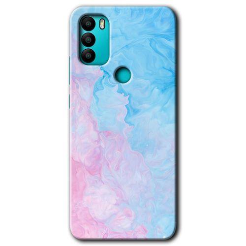 General Mobile GM 21 Plus HD Baskılı Kılıf + 9D Tam Ekran Koruyucu - Blue Art