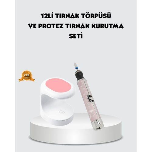 20.000 Rpm Tırnak Matkabı + Mini Led Oje Kurutma Cihazı Seti