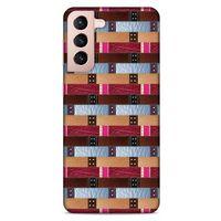 Lopard Samsung Galaxy S21 Uyumlu Kılıf Patchwork (45) Back Cover