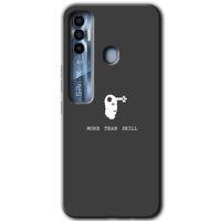 Potkal Hediye Fabrikası Tecno Spark 7 Pro Kılıf HD Desen Baskılı Arka Kapak - Headshot