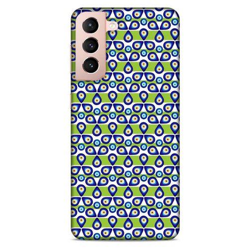 Lopard Samsung Galaxy S21 Uyumlu Kılıf Nazarium (29) Arka Koruma Kılıfı