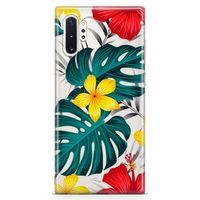 Samsung Galaxy Note 10 Plus Kılıf Marmaris Çiçekleri Arka Kapak Koruma Desenli Full Koruyucu