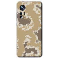 Xiaomi Mi 12 Pro HD Baskılı Kılıf + 9D Tam Ekran Koruyucu - Kamuflaj 33