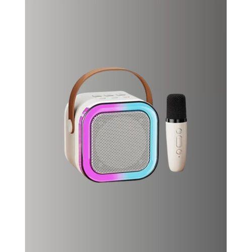 Kablosuz Karaoke Mikrofon Hoparlör Seti Güçlü Ses Çıkışı