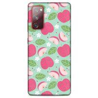Frutix Elma 05 Samsung Galaxy S20 Fe Kılıf Desenli Silikon