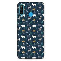 Animax Kış Hayvanları Huawei P30 Lite Kılıf Desenli Silikon