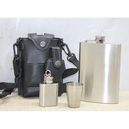 Deri Kılıflı Matara Seti