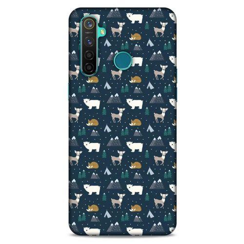 Animax Kış Hayvanları Oppo Realme 5 Pro Kılıf Desenli Silikon