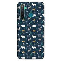Animax Kış Hayvanları Oppo Realme 5 Pro Kılıf Desenli Silikon