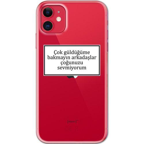 Iphone 11 Kılıf HD Yazı Baskılı Silikon Arka Kapak - Yazı 15