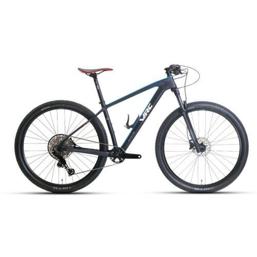 Wrc Specıal Deore 29 jant Dağ Bisikleti Karbon 39cm 12 Vites Mat Siyah-Parlak Cyan Mavi-Kırmızı-Beyaz