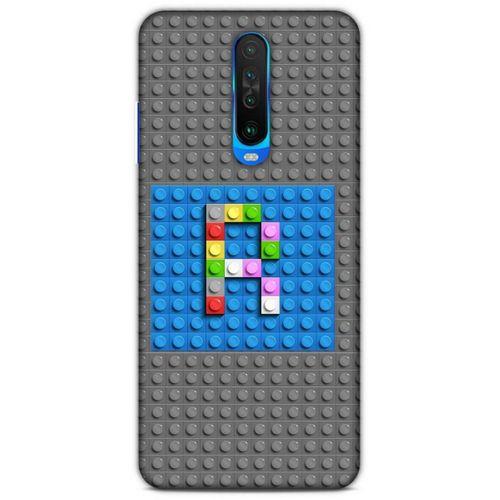 Lopard Xiaomi Poco X2 Uyumlu Kılıf BloX (29) Arka Koruma Kılıfı R Harfi
