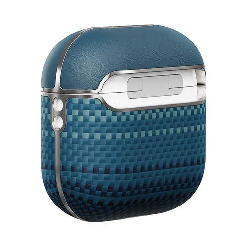 Apple Airpods 4 Kılıf Aramid Fiber Pitaka Tactile Woven Sunset-Moonrise Serisi Sunset Kapak