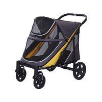 EuroDog Katlanabilir Köpek Arabası Gri Sarı 112x65x100 Cm