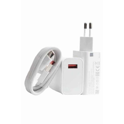 Beyaz Ultra Plus Hızlı Şarj Seti Şarj Adaptörü Ve Kablosu 67w