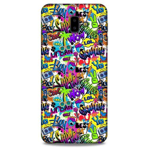 Graffitix (22) Desenli Silikon Kapak Samsung Galaxy J6 Plus Kılıf