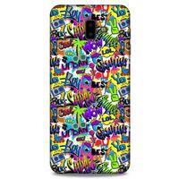 Graffitix (22) Desenli Silikon Kapak Samsung Galaxy J6 Plus Kılıf