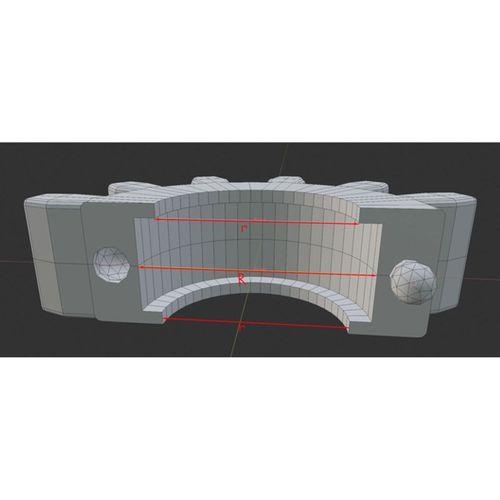 Dişli Saç Tokası 3D Baskı (Bu ürün Sadece Plastik parçadır - Almadan Önce Soru Sorabilirsiniz)