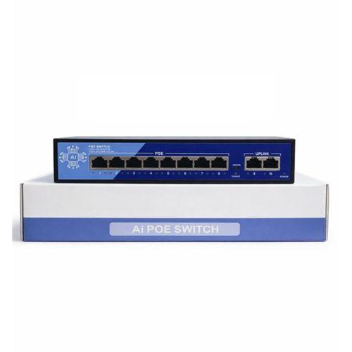 EZCOOL EZ-08PSE 8PORT 8FE+2FE 120W MEGABİT POE SWİTCH