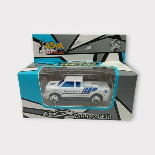 Küçük Metal Sağlık Hizmetleri Araçları 7 Cm - Pick-Up